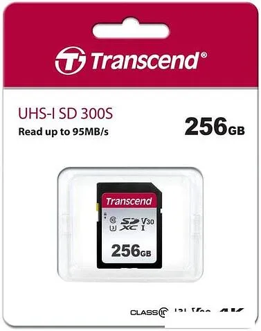 Карта памяти Transcend SDHC 300S 256GB