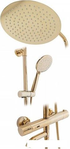 Душевая система Rea Lungo REA-P4114 (золотой)