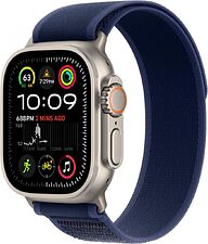 Умные часы Apple Watch Ultra 2 LTE 49 мм (титановый корпус, титановый/синий, нейлоновый ремешок M/L) Умные часы Apple Watch Ultra 2 LTE 49 мм (титановый корпус, титановый/синий, нейлоновый ремешок M/L)