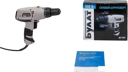 Дрель-шуруповерт БУЛАТ ДШС-550/2