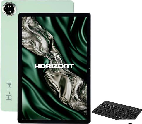 Планшет Horizont H-Tab Crystal 6GB/128GB LTE (с клавиатурой, мятный)