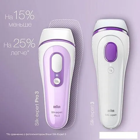 Фотоэпилятор Braun Silk-expert IPL Pro 3 PL3012