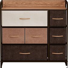 Комод Импэкс Leset Ноа 7 ящиков (коричневый/бежевый)