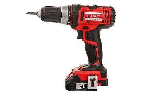 Дрель-шуруповерт Felisatti ДА-13/18Л3(М) (с 2-мя АКБ, кейс)