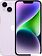 Смартфон Apple iPhone 14 256GB Восстановленный by Breezy, грейд B (фиолетовый)