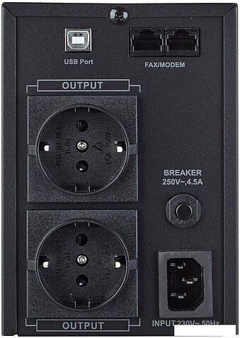 Источник бесперебойного питания Kiper Power SmartPro 650 Gen1 (650VA/360W)