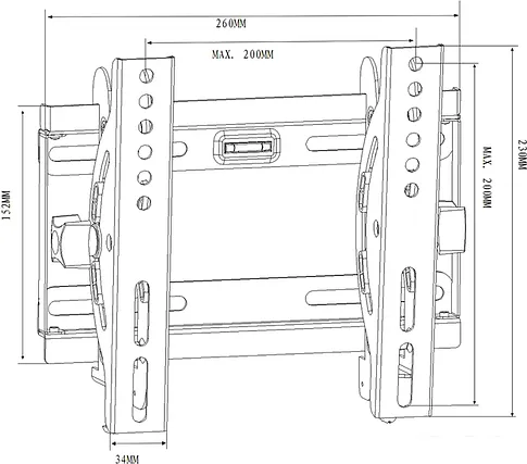 Кронштейн Benatek PLASMA-66-B