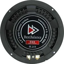 Коаксиальная АС Best Balance E65 Black Edition