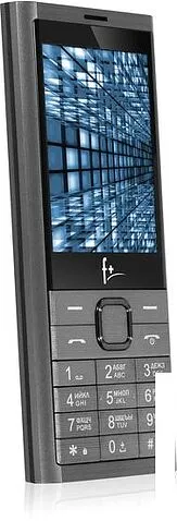 Кнопочный телефон F+ B280 (темно-серый)