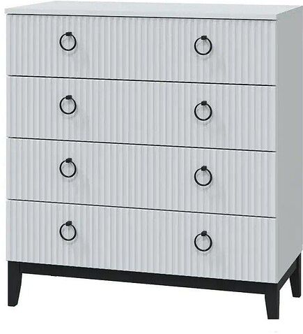 Комод MLK Шарлиз (белое сияние/белый снег)