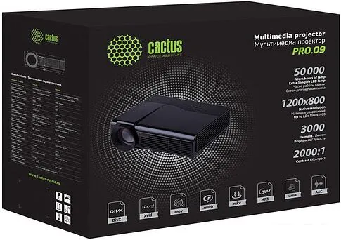 Проектор CACTUS CS-PRO.09B.WXGA-A