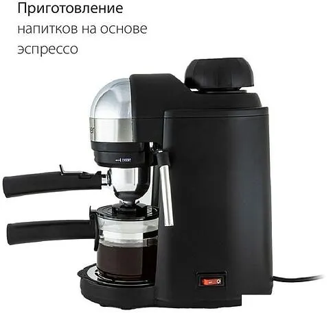 Рожковая кофеварка Pioneer CM106P (черный)