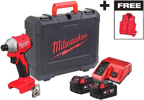 Винтоверт Milwaukee M18 BLIDRCMC-402C 4933499457 (с 2-мя АКБ, кейс)