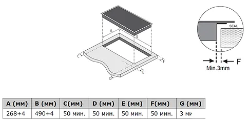 Варочная панель Weissgauff HV 312 BM