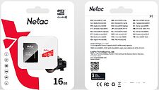 Карта памяти Netac microSDXC P500 ECO 16GB