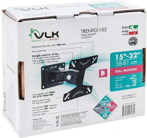 Кронштейн VLK TRENTO-102 (черный)