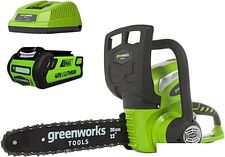 Аккумуляторная Greenworks G40CS30K2 (с АКБ 2 а*ч)