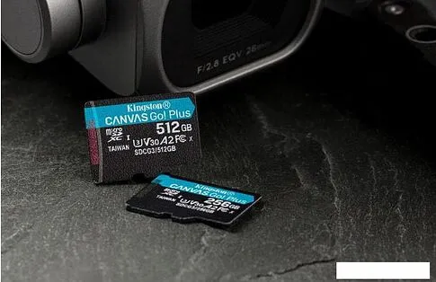 Карта памяти Kingston Canvas Go! Plus microSDXC 256GB (с адаптером)