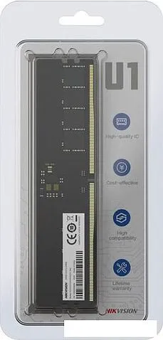 Оперативная память Hikvision U1 16ГБ DDR5 6200 МГц HKED5161DAK6O8ZO1/16G
