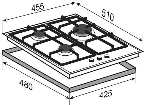 Варочная панель Zigmund & Shtain M 23.4 B
