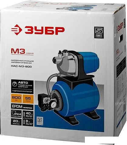 Насос Зубр НАС-М3-800