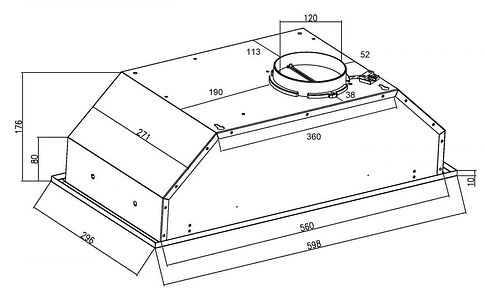 Кухонная вытяжка Schtoff TDM 60 (белый)