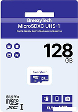 Карта памяти BreezyTech microSDXC Class 10 128GB (без адаптера)