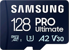 Карта памяти Samsung PRO Ultimate microSDXC 128GB (с адаптером)