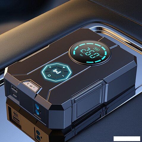 Портативное пусковое устройство с компрессором Soft Drive CAR2831