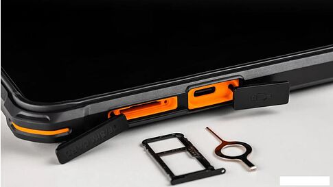 Планшет Horizont H-Tab 1 Shield 6GB/256GB LTE (черный/оранжевый)