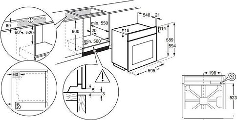 Электрический духовой шкаф Electrolux LOE7C31S