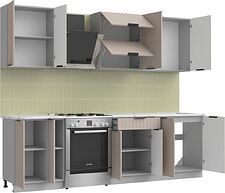 Готовая кухня Arvento АНТА-плюс 2м (капучино)