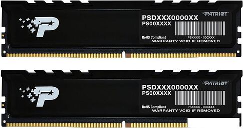 Оперативная память Patriot Signature Premium 2x32ГБ DDR5 4800МГц PSP564G4800KH1