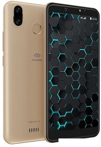 Смартфон Digma Linx Pay 4G (золотистый)