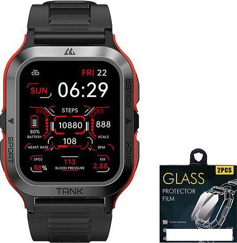 Умные часы Kospet Tank M2 (красный)