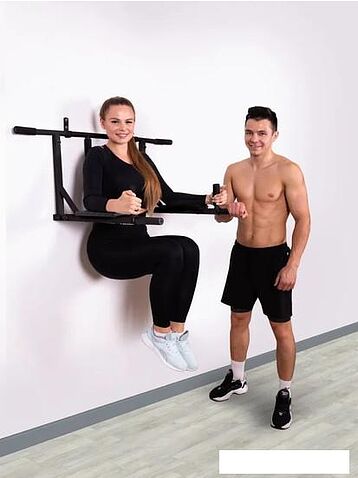 Турник с брусьями Absolute Champion Триумф Pro (черный)