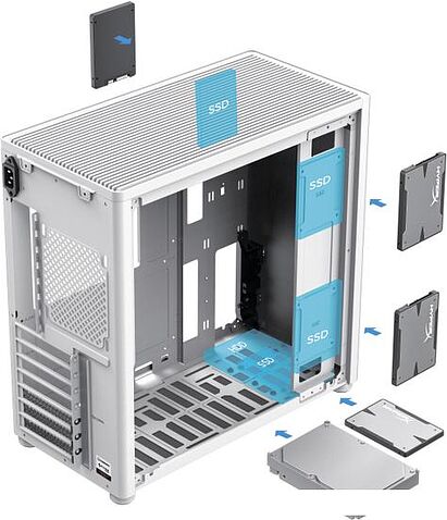 Корпус GameMax Spark Pro (белый)