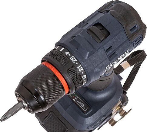 Дрель-шуруповерт Pioneer Tools CD-E2012BL-01C (с 1-им АКБ, кейс)