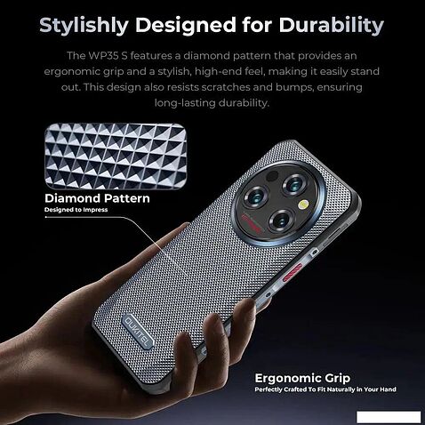 Телефон Oukitel WP35S 6GB/256GB (серый)