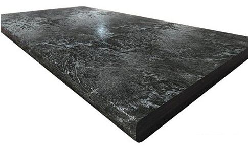 Готовая кухня Интерлиния Мила Лайт 3.0 (бетон-бетон-кастилло темный)