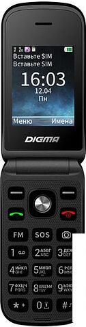 Мобильный телефон Digma Vox FS240 (серый)