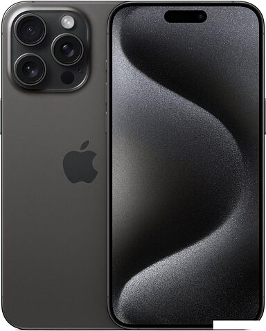 Смартфон Apple iPhone 15 Pro Max Dual SIM 1TB (черный титан)