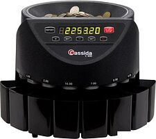 Счетчик монет Cassida С100 черный
