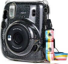 Чехол Sundays для Fujifilm Instax Mini 11 с ремешком (прозрачный) Чехол Sundays для Fujifilm Instax Mini 11 с ремешком (прозрачный)