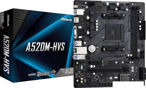 Материнская плата ASRock A520M-HVS