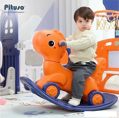 Качалка Pituso Дино YYST-230 (оранжевый)