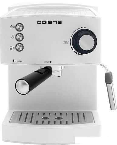 Рожковая помповая кофеварка Polaris PCM 1527E Adore Crema (белый)