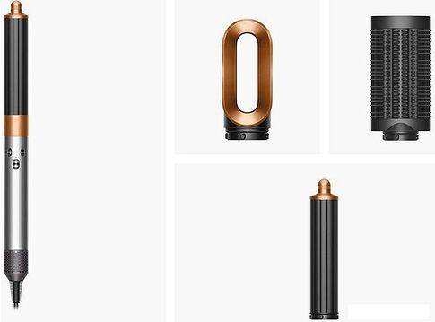 Фен-стайлер Dyson Airwrap Origin HS02 (с переходником на евровилку, никель/медный)