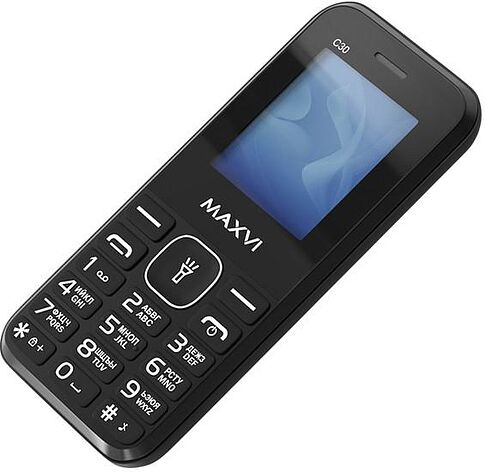 Кнопочный телефон Maxvi C30 (черный)
