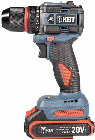 Дрель-шуруповерт КВТ Профи DB-20-13 (с 2-мя АКБ, кейс)